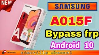 Samsung A01 frp done  A015f A105G frp 100% حذف حساب جوجل آخر حماية