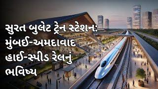 Surat Bullet Train Station || સુરત બુલેટ ટ્રેન સ્ટેશન: મુંબઈ-અમદાવાદ હાઈ-સ્પીડ રેલનું ભવિષ્ય