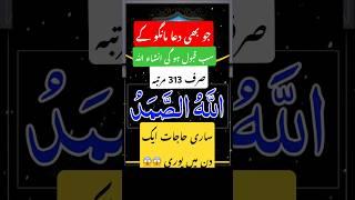 Sari دعائیں qabol ho gi serf 313 Martba parhae #wazifa #wazifaforhajat #viralvideo #viralshorts #fyp