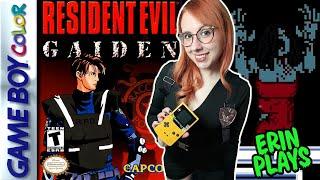 RESIDENT EVIL GAIDEN on the Game Boy Color - Erin Plays