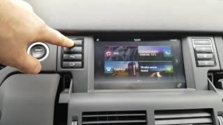 Land Rover Discovery Sport 2016 - Android software on the factory touch screen