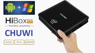 CHUWI HiBox Mini PC Dual OS Android 5.1 / Windows 10 RAM 4GB/ROM 64GB