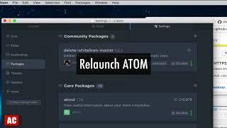 Manually Install Package in ATOM on Mac