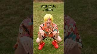 Sanji in the Manga vs Anime  #anime #onepiece #sanji