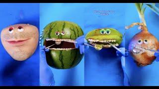 First Ever Fruit Surgery vids by TikTok's Discount Dentist! The Original 10 videos Tik Tok Videos!