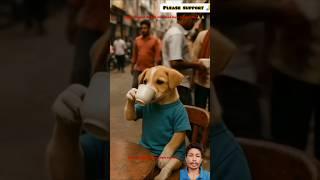 Poor Puppy Drinking Tea on the Ground – People Laughed at Him | Sad Dog Story #skmg2 #skmg2official
