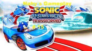 # 15 Nahy´s Gameplay Sonic & All Stars Racing Transformed Karriere Welttour Eisiges Tal Schneeschla