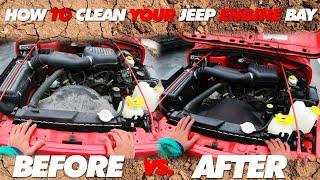 How To Clean Your Jeep's Engine Bay