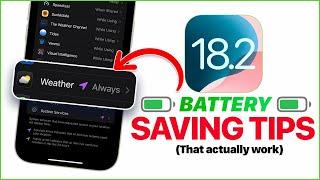 iOS 18.2 - Do This To FIX Battery DRAIN on iPhone