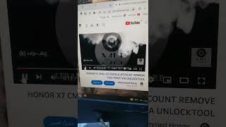 HONOR X7 CMA LX2 GOOGLE ACCOUNT REMOVE TEST POINT VIA UNLOCKTOOL