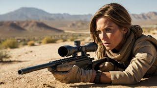 2024 Action Movie:Female Sniper Faces Off Against the Mafia in the Desert Showdow #hollywood