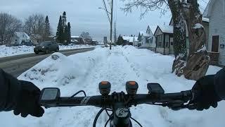 Winter Ride Home From Work. Gopro Hero7 Hyperlapse 15x.