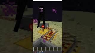 Майнкрафт. ЭНДР ДРАКОН. Езда на вагонетке. / Minecraft. ENDER DRAGON. Trolley ride. #shorts