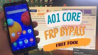 samsung a01 core frp bypass android 10️with free tool