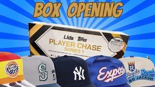 Opening a 2024 Lids x Topps Player Chase box.