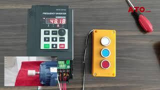 1-phase VFD forward reverse 3-phase motor