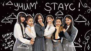 учим участниц stayc !