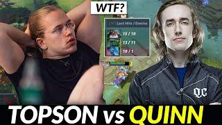 Topson Sniper Mid vs Quinn - Winning lane is not enough