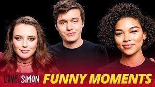 'Love, Simon' Bloopers Funny Moments - Nick Robinson & Katherine Langford