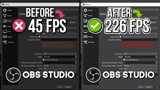  OBS STUDIO: BEST RECORDING SETTINGS FOR LOW-END PC | Fix Lag/Stutter OBS Studio ️