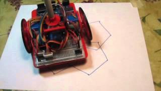 Arduino Drawing robot doing random patterns