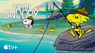 Excited Fisher, Woodstock! & the bored Beagle Scouts | Camp Snoopy | Cartoons for Kids