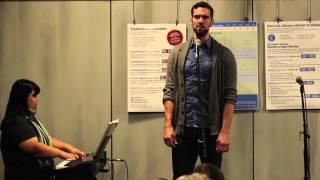 Timothy Hughes sings Isn't in Romantic at The Ghost Light Vocal Jam at The Chance Theater