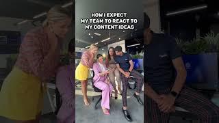 How I Expect My Team to React to My Content Ideas | Alessia Sheglova #dubailife #dubailifestyle