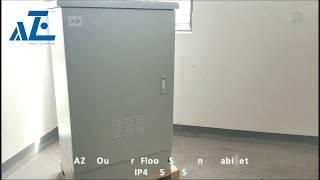 AZE IP45 IP55 IP65 Outdoor Floor Standing Cabinet Telecom Enclosure