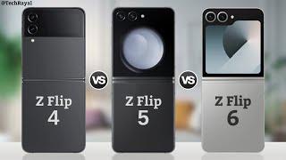 Samsung Galaxy Z Flip 4 vs Samsung Galaxy Z Flip 5 vs Samsung Galaxy Z Flip 6 || Full Comparison