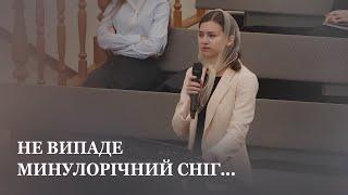 Не випаде минулорічний сніг... / Вірш