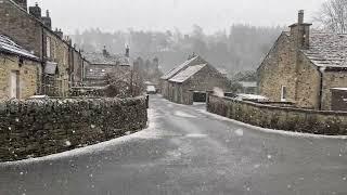 Snowing in Blanchland