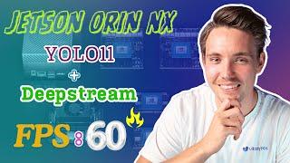 How to use Ultralytics YOLO11 models with NVIDIA Deepstream on Jetson Orin NX 
