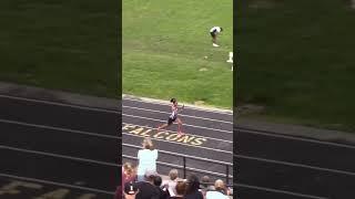 Lesa Gardner anchors 4x100 Relay @ CBL Championships #4x100 #trackandfield  #trackchamps