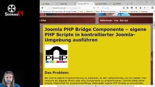 PHP Bridge - eigene PHP Scripte in #Joomla als Menüpunkte einbinden und ausführen lassen