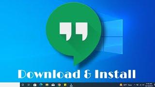 How To Install Google Hangouts In Windows 10