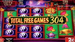 China Shores - Konami - 304+ Free Spins Slot Machine Bonus