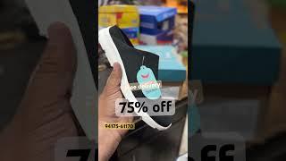 Specially designed for summer back open Shoes international brands get 75% of and free delivery also