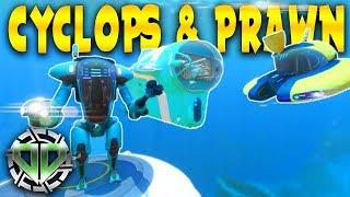 SUBNAUTICA Gameplay : CYCLOPS & PRAWN SUIT!  SUNBEAM RESCUE? : HD PC Let's Play