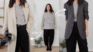 How to style OVERSIZE like a PRO. Fall/Winter capsule wardrobe.