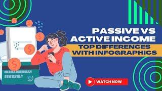 Passive Vs Active Income | Top Differences With Infographics || TechAutomation With Faiz