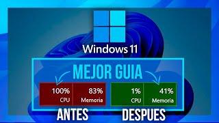  GUÍA DEFINITIVA de Optimización de Rendimiento en Windows 11/10/8 *funciona en tostadoras también*