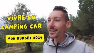 Vivre en camping-car : mon budget !