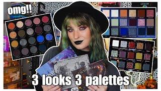 3 Looks 3 Palettes!! | Poison Garden, Gargoyle, Underland