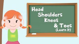 Head and shoulder knee and toes ||  The cock says || Poem || Kindergarten