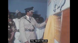 Military Governor Joseph Gomwalk Opens Benue-Plateau TV | Jos, Nigeria | February 1975