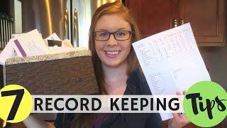 7 Record Keeping Tips for Small Business Owners