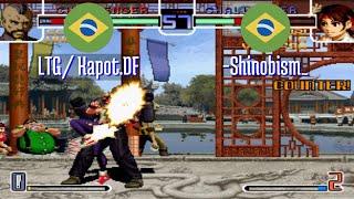 FT5 @kof2002: LTG/ Kapot.DF (BR) vs -Shinobism_ (BR) [King of Fighters 2002 Fightcade] Oct 24