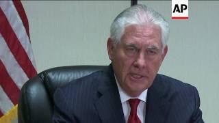 Tillerson: 'Steps Are Underway' to Remove Assad