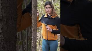 Survival skills: The GIRL uses a unique method!  #camping #outdoors #survival #shorts